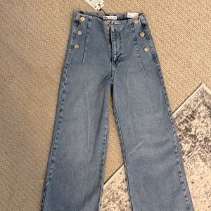 Zara flare denim jeans